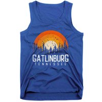 Gatlinburg Tennessee Tn Gift Retro Style Vintage 80s Gift Cool Gift Tank Top