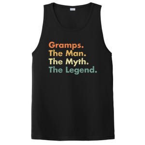 Gramps The The Myth The Legend Father Dad Uncle Cool Gift PosiCharge Competitor Tank