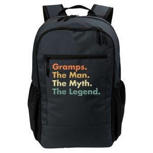 Gramps The The Myth The Legend Father Dad Uncle Cool Gift Daily Commute Backpack