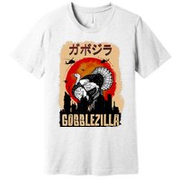 Gobblezilla Turkey Thanksgiving Premium T-Shirt