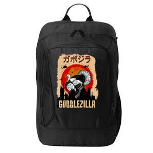 Gobblezilla Turkey Thanksgiving City Backpack