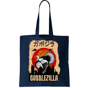 Gobblezilla Turkey Thanksgiving Tote Bag