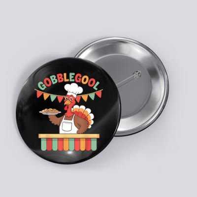 Gobblegool Turkey Thanksgiving Button