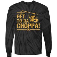 Get To The Choppa II Tie-Dye Long Sleeve Shirt