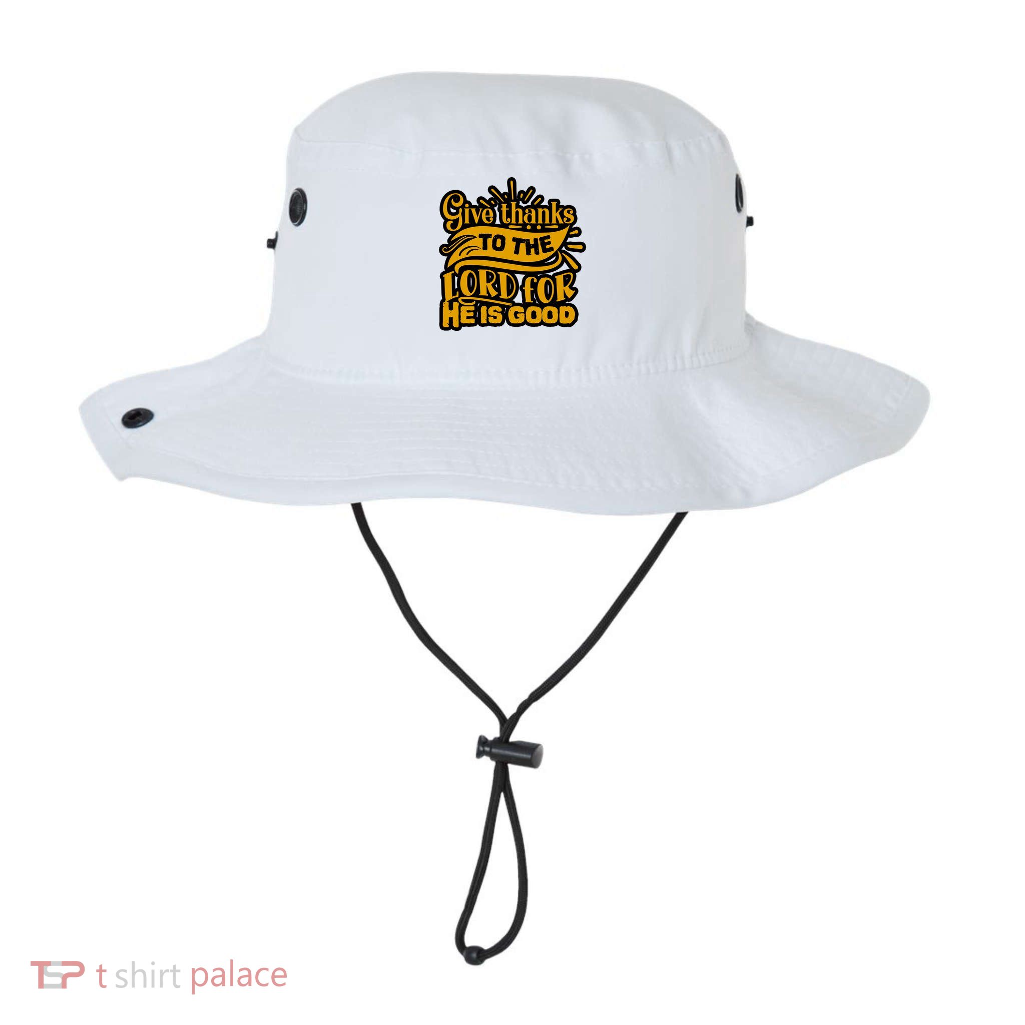 Give Thanks To The Lord For He Is Good Thanksgiving Meaningful Gift Bucket Hat