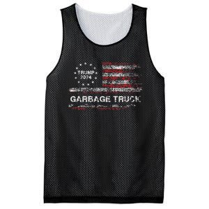 Garbage Truck Trump Supporter Garbage Trump 2024 Gift Mesh Reversible Basketball Jersey Tank