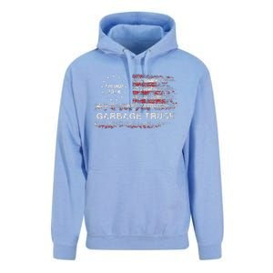 Garbage Truck Trump Supporter Garbage Trump 2024 Gift Unisex Surf Hoodie