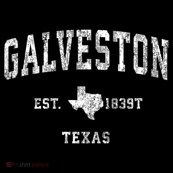 Galveston Texas Tx Vintage Athletic Sports Tall T-Shirt
