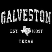 Galveston Texas Tx Vintage Athletic Sports Poster