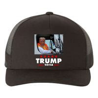 Garbage Truck Trump 2024 Yupoong Adult 5-Panel Trucker Hat