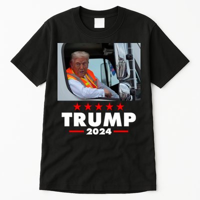 Garbage Truck Trump 2024 Tall T-Shirt