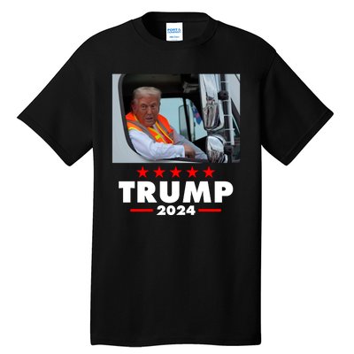 Garbage Truck Trump 2024 Tall T-Shirt