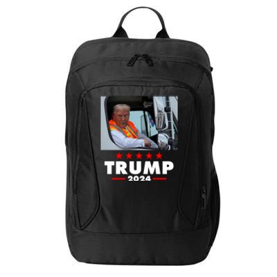 Garbage Truck Trump 2024 City Backpack