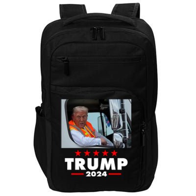 Garbage Truck Trump 2024 Impact Tech Backpack