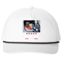 Garbage Truck Trump 2024 Snapback Five-Panel Rope Hat