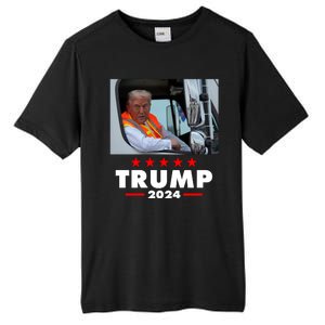 Garbage Truck Trump 2024 Tall Fusion ChromaSoft Performance T-Shirt