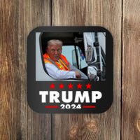 Garbage Truck Trump 2024 Coaster