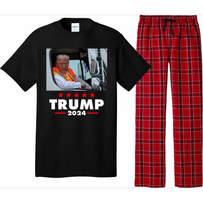 Garbage Truck Trump 2024 Pajama Set