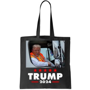 Garbage Truck Trump 2024 Tote Bag