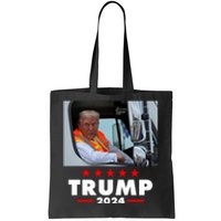 Garbage Truck Trump 2024 Tote Bag