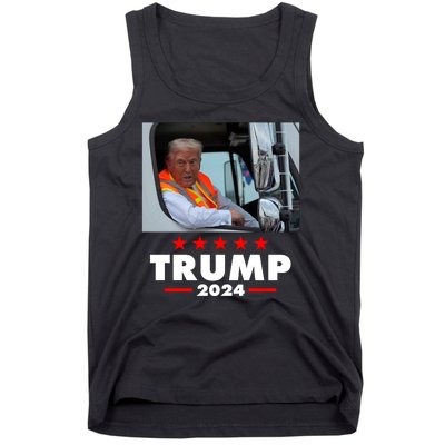 Garbage Truck Trump 2024 Tank Top