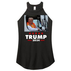 Garbage Truck Trump 2024 Women's Perfect Tri Rocker Tank