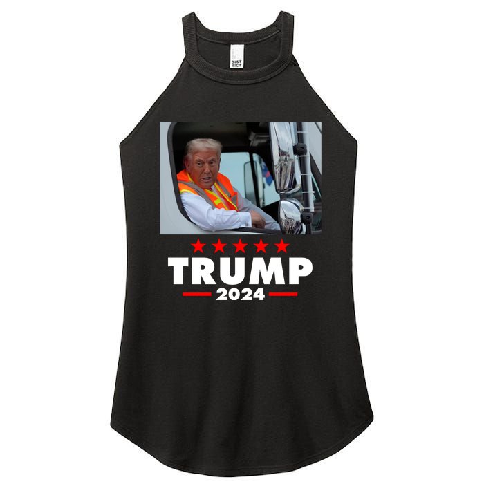 Garbage Truck Trump 2024 Women's Perfect Tri Rocker Tank