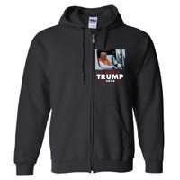 Garbage Truck Trump 2024 Full Zip Hoodie