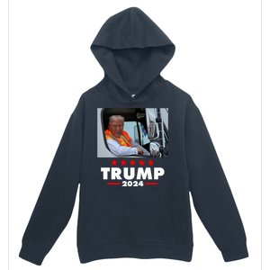 Garbage Truck Trump 2024 Urban Pullover Hoodie