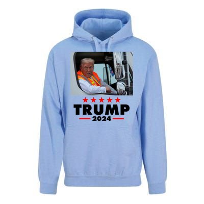 Garbage Truck Trump 2024 Unisex Surf Hoodie