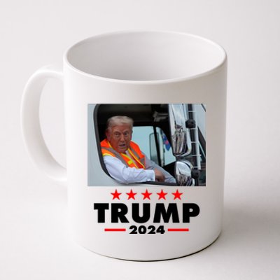 Garbage Truck Trump 2024 Coffee Mug