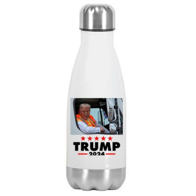 Garbage Truck Trump 2024 Stainless Steel Insulated Water Bottle