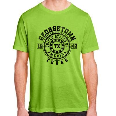 Georgetown Tx Texas Vintage City S Meaningful Gift Adult ChromaSoft Performance T-Shirt