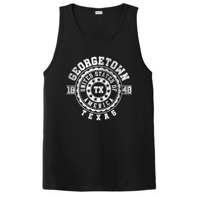 Georgetown Tx Texas Vintage City S Meaningful Gift PosiCharge Competitor Tank