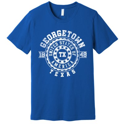 Georgetown Tx Texas Vintage City S Meaningful Gift Premium T-Shirt