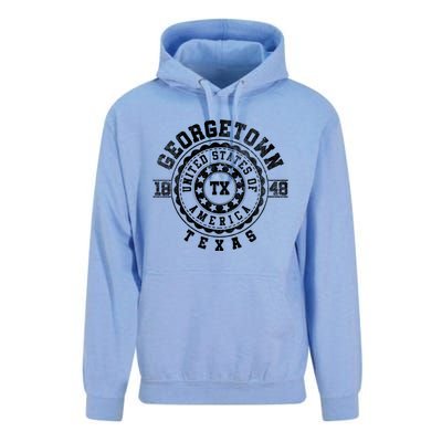 Georgetown Tx Texas Vintage City S Meaningful Gift Unisex Surf Hoodie