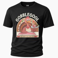 Gobblegool Turkey Thanksgiving Cooling Performance Crew T-Shirt