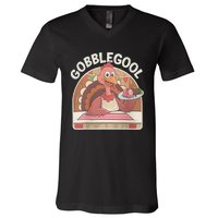 Gobblegool Turkey Thanksgiving V-Neck T-Shirt