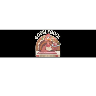 Gobblegool Turkey Thanksgiving Bumper Sticker