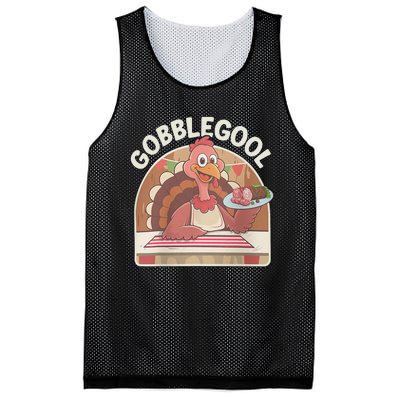 Gobblegool Turkey Thanksgiving Mesh Reversible Basketball Jersey Tank