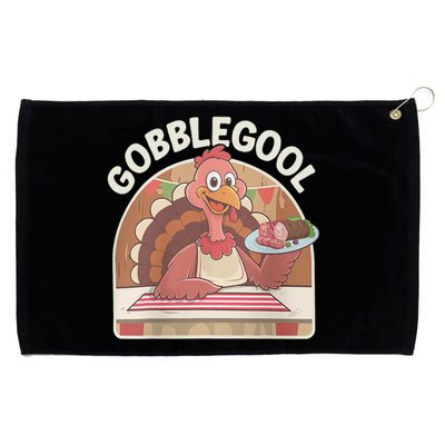 Gobblegool Turkey Thanksgiving Grommeted Golf Towel