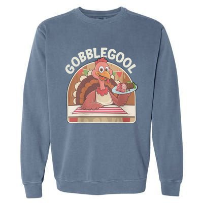 Gobblegool Turkey Thanksgiving Garment-Dyed Sweatshirt