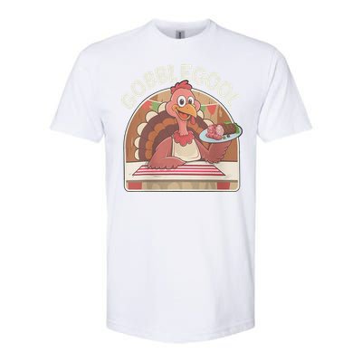 Gobblegool Turkey Thanksgiving Softstyle CVC T-Shirt