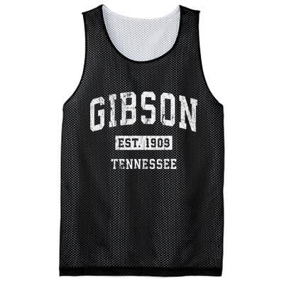 Gibson Tennessee Tn Vintage Athletic Sports Mesh Reversible Basketball Jersey Tank