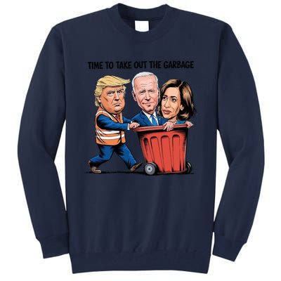 Garbage Truck Trash 2024 Donald Trump Tall Sweatshirt