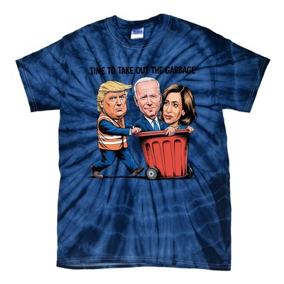 Garbage Truck Trash 2024 Donald Trump Tie-Dye T-Shirt