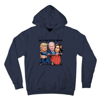 Garbage Truck Trash 2024 Donald Trump Tall Hoodie