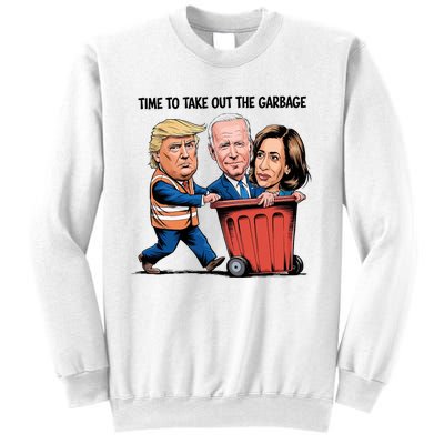 Garbage Truck Trash 2024 Donald Trump Sweatshirt