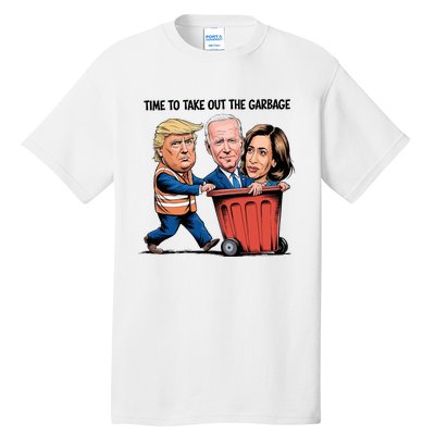 Garbage Truck Trash 2024 Donald Trump Tall T-Shirt