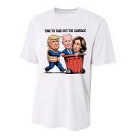 Garbage Truck Trash 2024 Donald Trump Performance Sprint T-Shirt